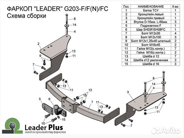 Фаркоп Geely Emgrand X7 2011-2024