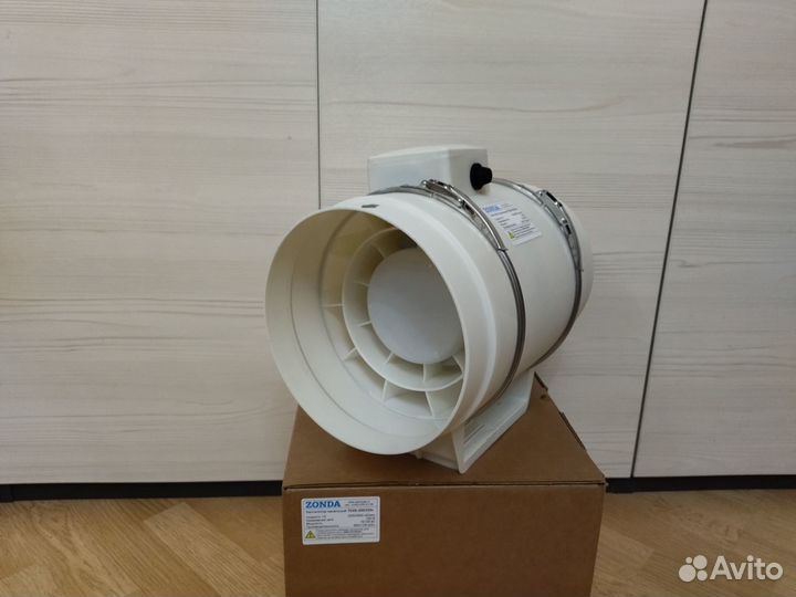 Канальный пластиковый вентилятор