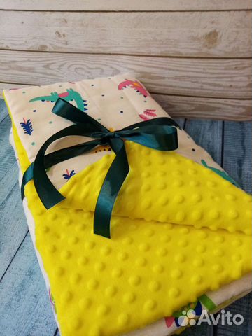 Детское одеяло-плед и подушечка