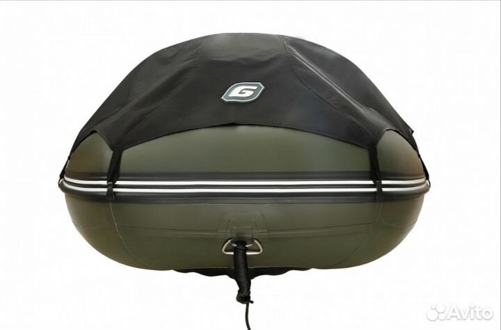 Надувная лодка gladiator E380PRO зеленый