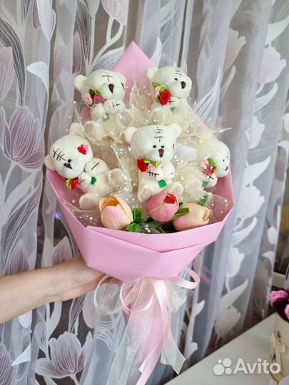 Плюшевые букеты