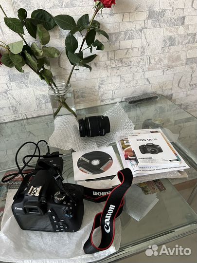 Зеркальный фотоаппарат canon eos 1200d