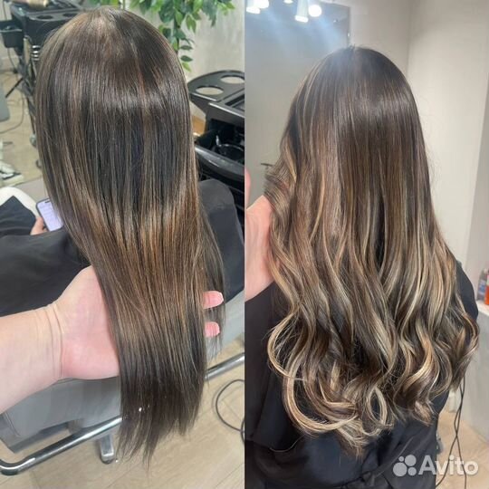 Наращивание волос/ Окрашивание волос