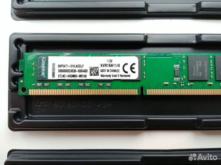 Kingston DDR3 по 8 GB (новая)
