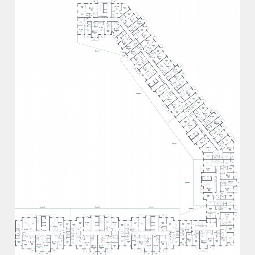 3-к. квартира, 83,3 м², 2/16 эт.