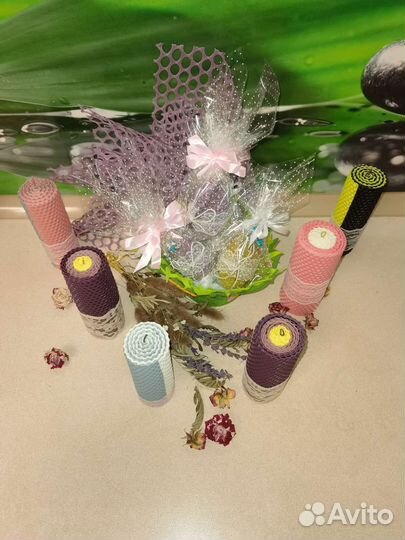 Свечи восковые ручной работы