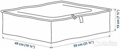 Сумка чехол органайзер для хранения IKEA Икеа