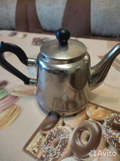 Чайник заварочный СССР мельхиор мнц