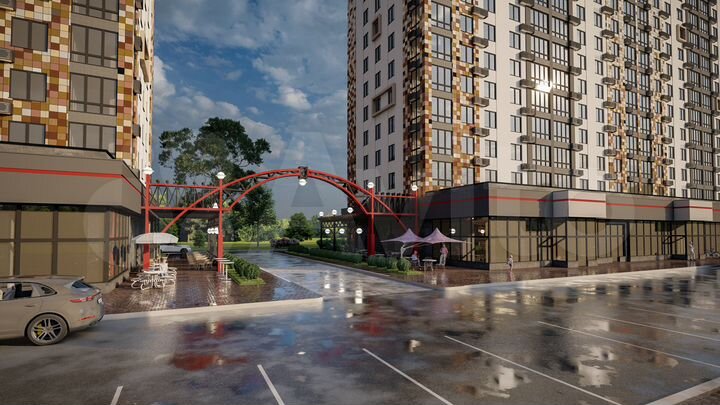 1-к. квартира, 46,3 м², 12/17 эт.