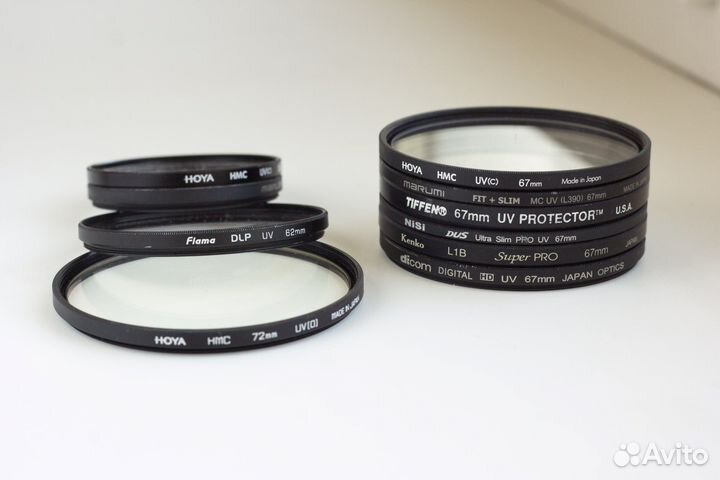 Светофильтры для объективов 67, 72, 52
