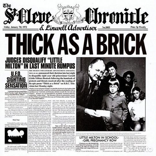 Jethro Tull - Thick As A Brick (stereo remix) CD