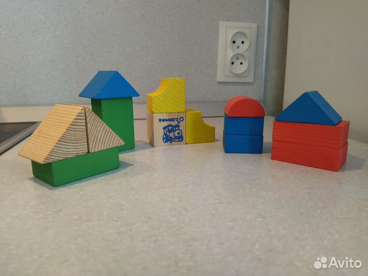 Деревянный конструктор Томик, мозаика