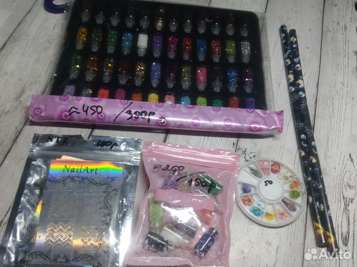 Всякий дизайн для ногтей. Набор пилок и инструмен