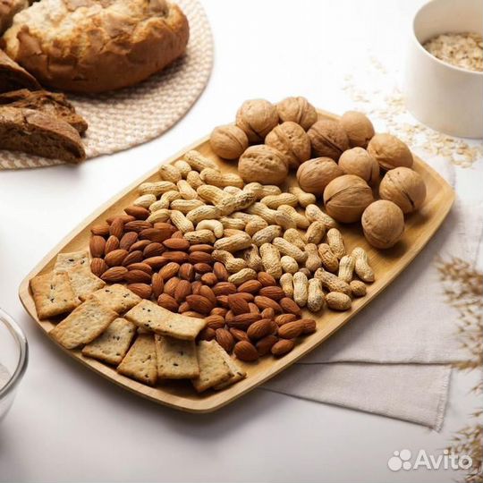 Блюдо для подачи Доляна «Бамбук», овальное, 3622 с