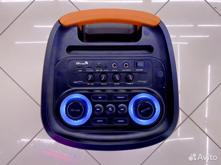 Колонка Eltronic 1000 ват с подсветкой