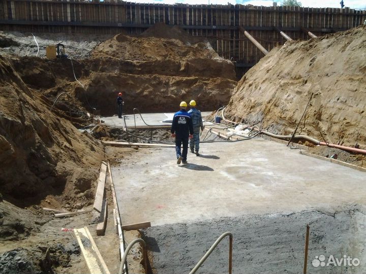 Водопонижение котлованов