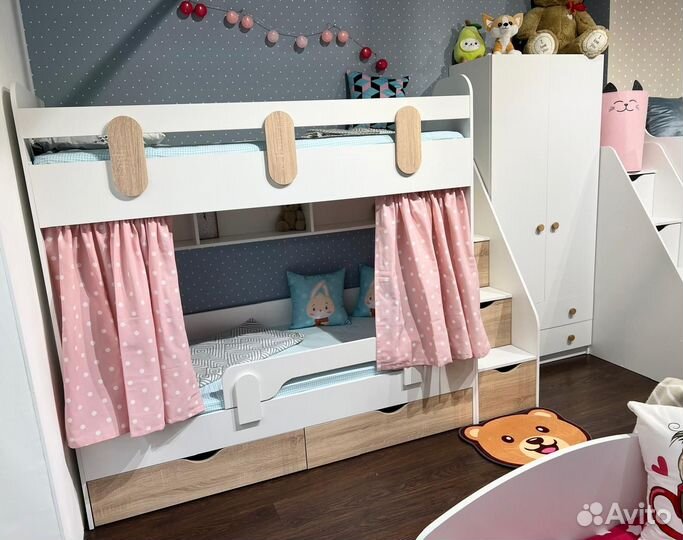 Двухъярусная кровать детская новая