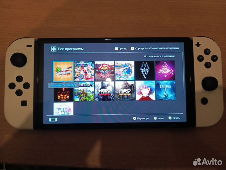 Nintendo switch Oled с играми идеальное состояние
