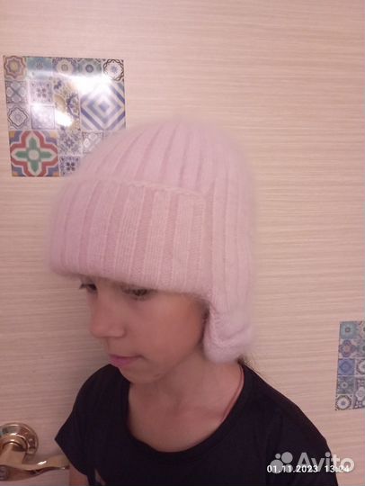 Шапка женская из ангорки