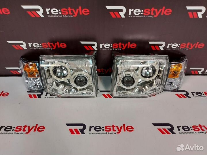 Фары Mitsubishi Pajero V32 1991-1997 LED U1921