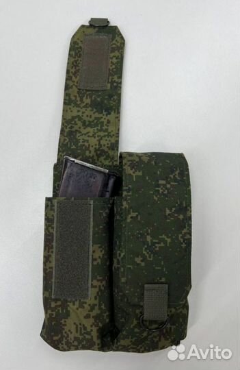 Подсумок на 2 магазина ак закрытый 