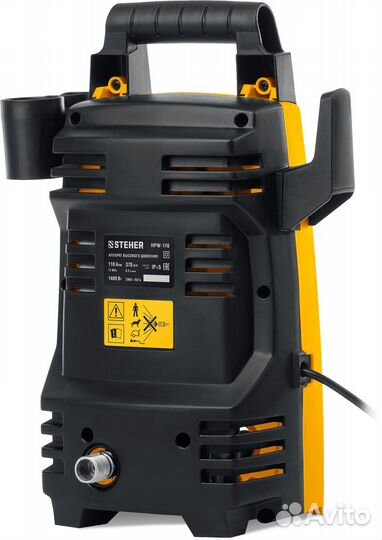 Мойка высокого давления steher 110 Атм, 1400 Вт