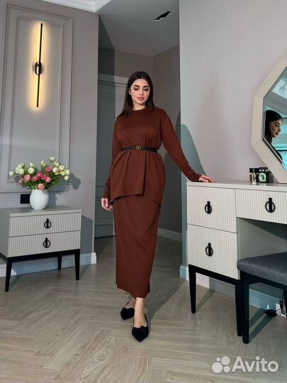 Вязаный костюм