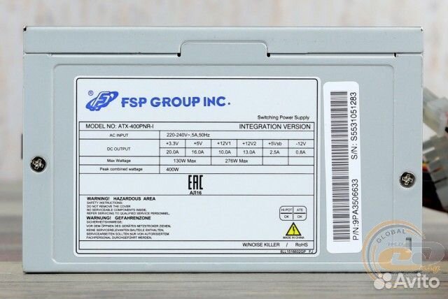 Блок питания FSP 400w