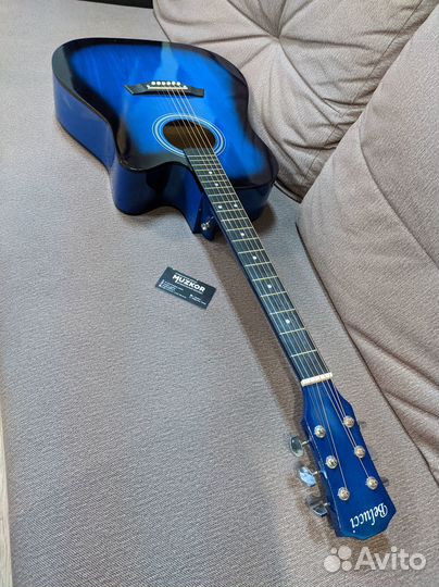 Гитара дредноут с чехлом