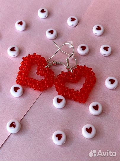 Серьги из бисера