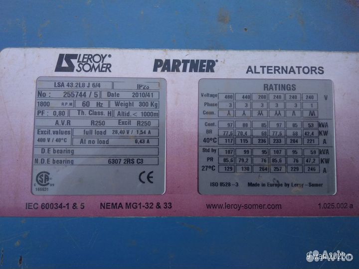 Генератор sdmo J88K