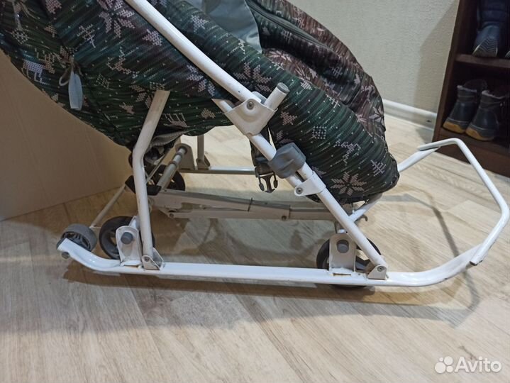 Детские санки коляска