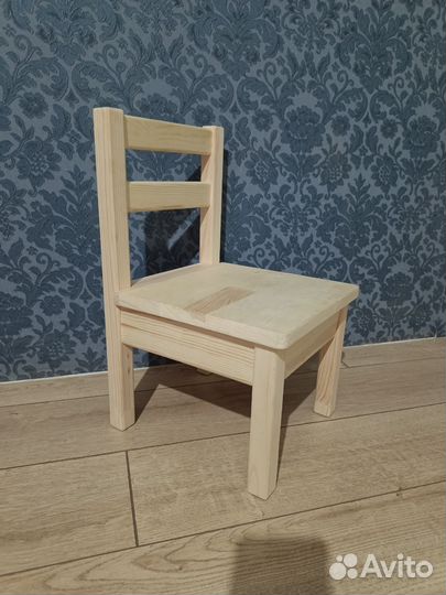 Стулья из массива дерева детский