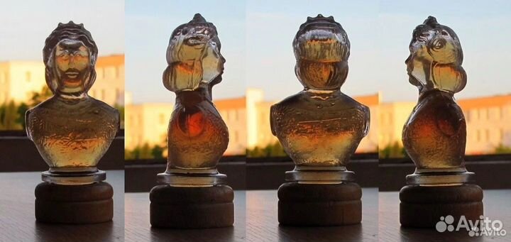 Фигурный парфюмерный флакон бюст- Королева Виктори