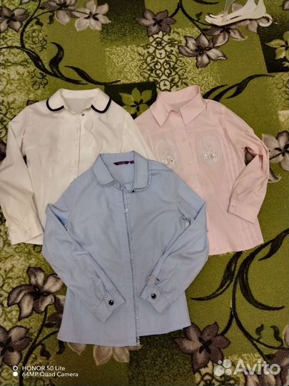 Школьная, форма. Блузки р128