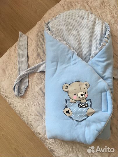 Тёплый Конверт на выписку