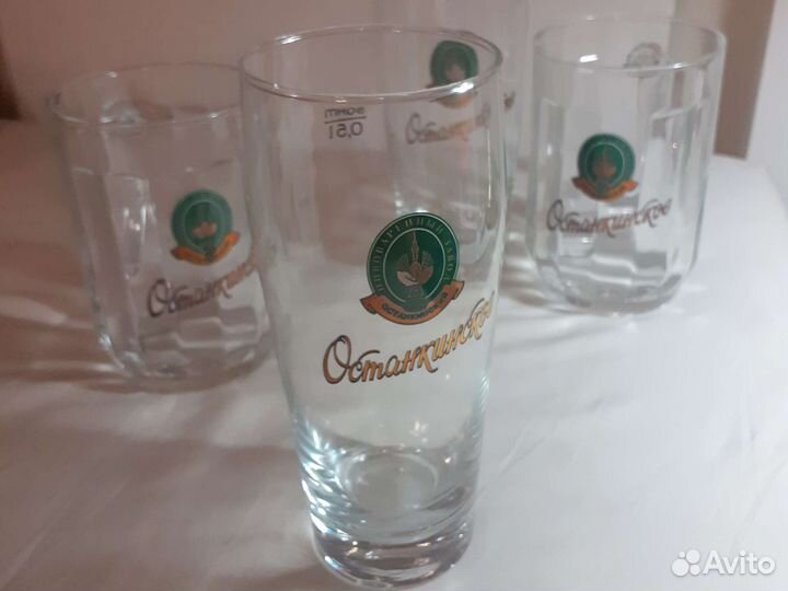 Пивные кружки и бокалы