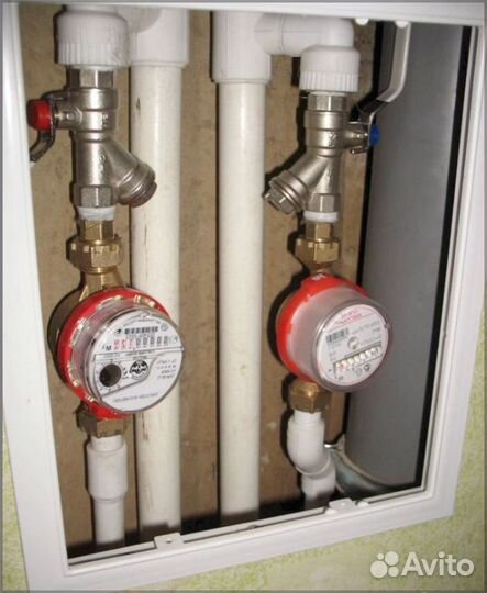 Мастер на час Установка водосчетчиков Сантехник