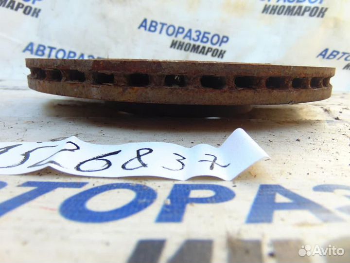 Диск тормозной передний для Nissan Tiida 1 2004-2