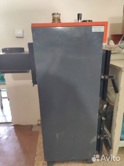 Твердотопливный котел в компл. с манометром и пр