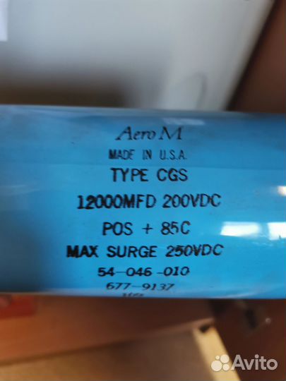 Конденсаторы 12000 mfd usa