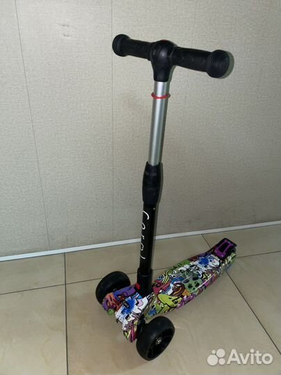 Самокат детский трехколесный бу