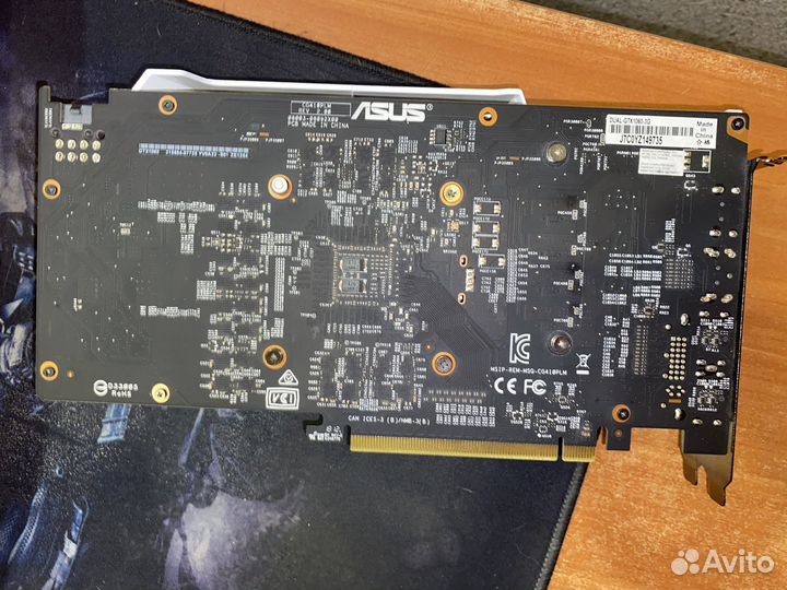 Видеокарта gtx 1060 3gb asus