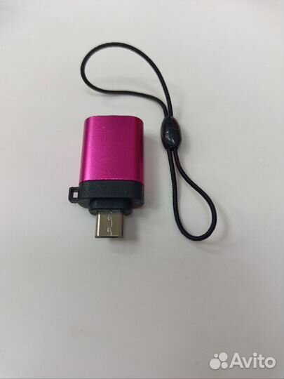 Адаптер Micro-USB to USB-A OTG переходник microusb