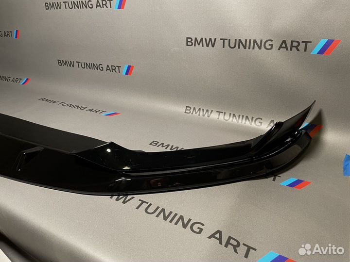 Сплиттер губа bmw 5 g30 lci рестайлинг