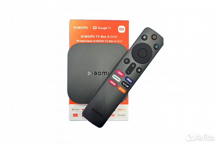 Смарт-приставка Xiaomi TV Box S 2nd Gen 2/8 4К рст