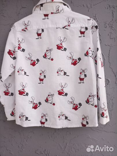 Рубашки zara reserved 92 98