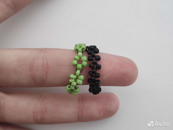 Кольца из бисера