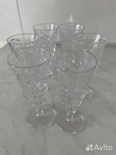 Хрустальные фужеры