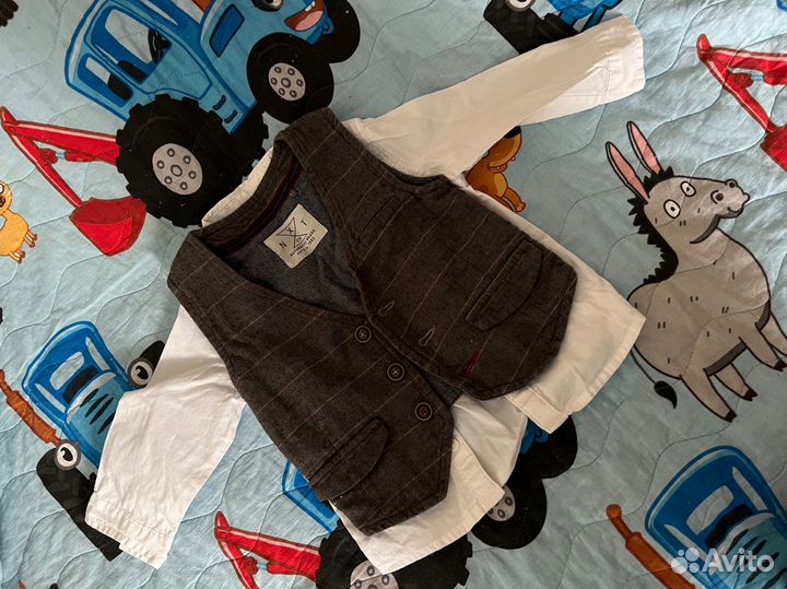 Рубашка и жилет next